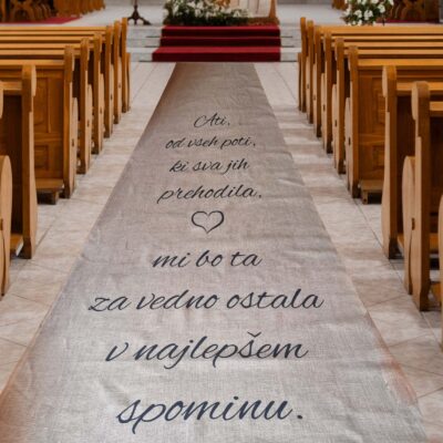 poročni tepih